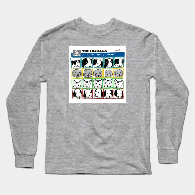 Beatles Beagles Album Long Sleeve T-Shirt by logoarts